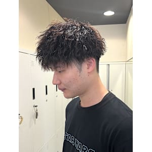 【平山明樹】縦落ちスパイラルパーマ