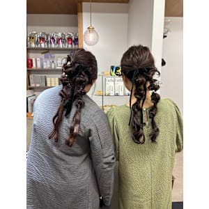 お呼ばれヘアセット