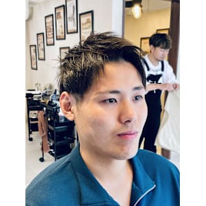 【20代 男性】ロンドンツーブロック（大宮/バーバー）