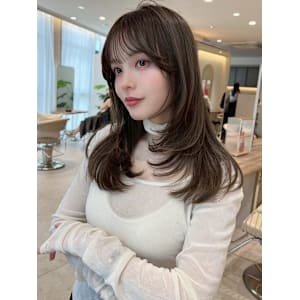 髪質改善＊ミディアムヘア艶カラー＊美髪【Zina渋谷神南】