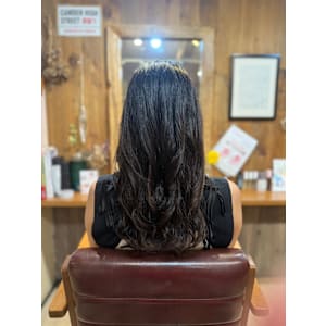 コテ巻き風パーマ【代々木上原】