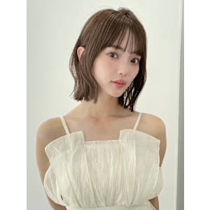 くびれヘア/韓国ヘア/レイヤー/透明感/顔まわり銀座/20代