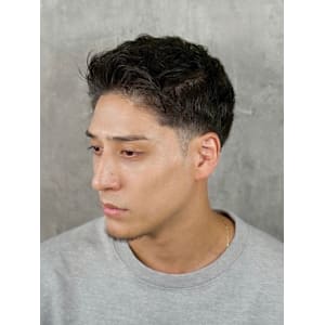 ツーブロアップバング