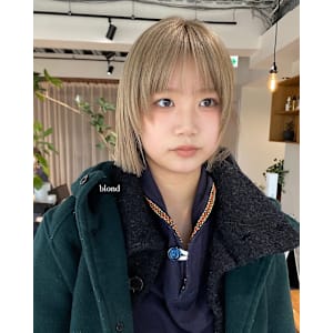 ブロンド×きりっぱなしBob