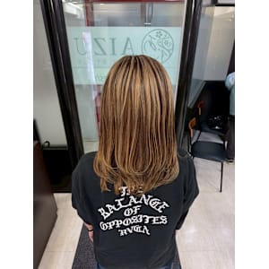 ハイライトカラー - AIZU本厚木 白髪ぼかし ハイライト バレイヤージュ 髪質改善【アイズホンアツギ シラガボカシ ハイライト バレイヤージュ カミシツカイゼン】掲載中