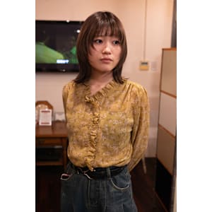 レイヤー×ベージュカラー