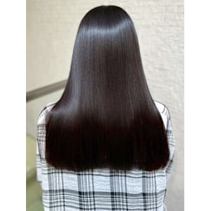 髪質改善 酸熱トリートメント 黒髪ロング 艶髪 縮毛矯正