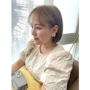 ミニボブろブロンドベージュ