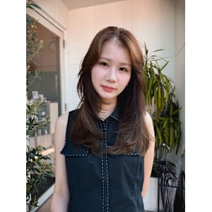 【るん】秋カラー/くすみベージュカラー/レイヤーカット