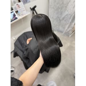 ダークグレー/透明感カラー/ツヤ髪