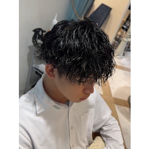 無造作ツイストスパイラルパーマ