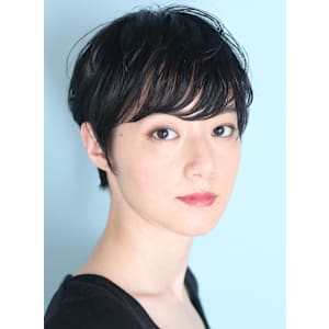 ショート・ボブ/白髪ぼかし/ハイライト/絶壁解消/40代/