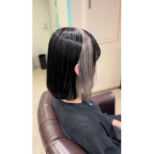 デザインカラー×ホワイトシルバー - GLADGE池袋/ダブルカラー/ブリーチ【グラッジイケブクロダブルカラーブリーチ】掲載中