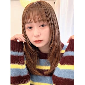 #ロングレイヤー #レイヤーカット #秋ヘア #透明感カラー