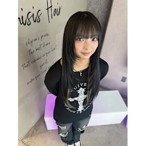 激かわ顔まわりレイヤーでロング！