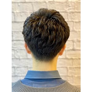 ビジネスショートパーマ