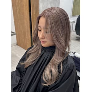 ブリーチダブルカラーベージュカラー