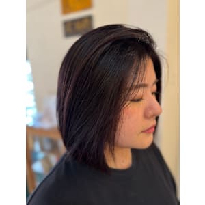 艶が続くメテオ髪質改善×秋色バイオレット