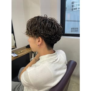 マッシュ×シャドウパーマ