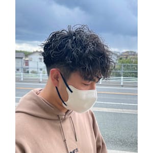 メンズツイストスパイラルパーマ