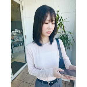 【ふみ】レイヤーカット/ミディアムヘア