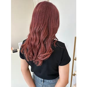 福井/大和田/ブリーチ/ピンクカラー/暖色カラー