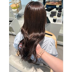 福井/大和田/ブリーチなしダブルカラー/マロンベージュ/ブラ