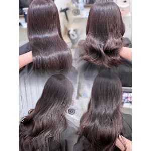 ブリーチなしで叶うココアラベンダー♪