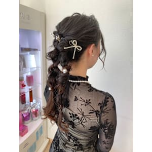 あみおろし/パーティーヘア