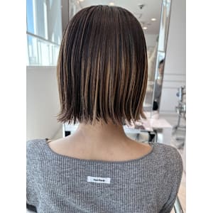 ミニボブにアンブレラカラー - NYNY 姫路本店【ニューヨークニューヨーク ヒメジホンテン】掲載中