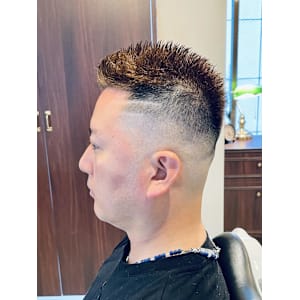 【40代 男性】ロンドンスキンハイフェード（大宮/バーバー）