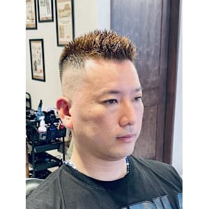 【40代 男性】ロンドンスキンハイフェード（大宮/バーバー）