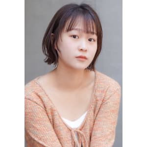 20代30代/ショートボブ/ピンクブラウン