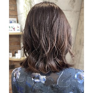 鎖骨ミディアム　パープルブラウン