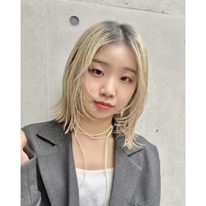 レイヤーボブ×くびれ×ハッシュボブ×韓国ヘア×横浜×20代