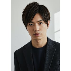 Men'sセンターパート　韓国　ビジネスマンにも◎