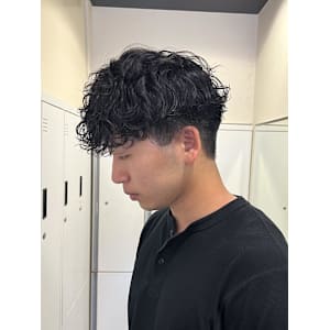 【平山明樹】縦落ちスパイラルパーマ