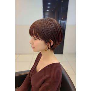 【小田急相模原】丸みショートボブ×カシスレッド - LOHAS by KENJE【ロハスバイケンジ】掲載中
