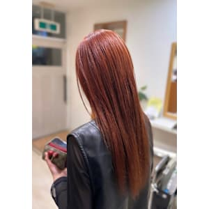 20代、30代◎秋カラー、オレンジブラウンカラー