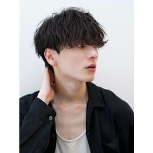 シャドウパーマ　メンズパーマ　下ろし