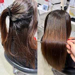 髪質改善ストレート