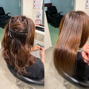 髪質改善ストレート