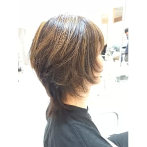 白髪ぼかしハイライト
