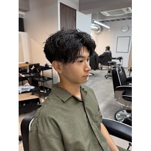 大宮/カット/短髪/毛流れ/センターパート