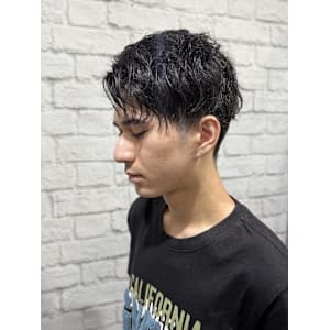 耳掛け無造作アップバングショート - グレイスフルバーバー プラチナム【グレイスフルバーバー プラチナム】掲載中