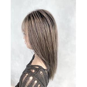 バレイヤージュ/シャドウルーツ/スモーキーベージュ