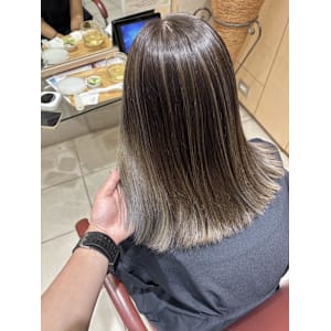 ブリーチなし/アッシュベージュ/くすみベージュ