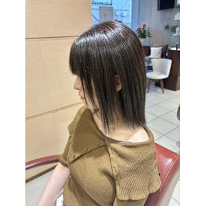 ブルージュ/ベージュ/くすみ透明感カラー/赤みなしカラー