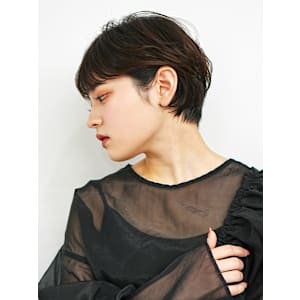 前下がりショート・ボブ/絶壁解消/前髪あり/40代/30代