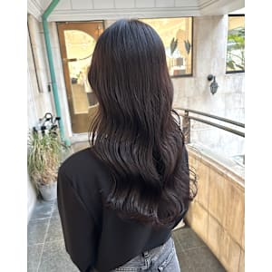 ブリーチなしダブルカラーで作る艶感ショコラ！